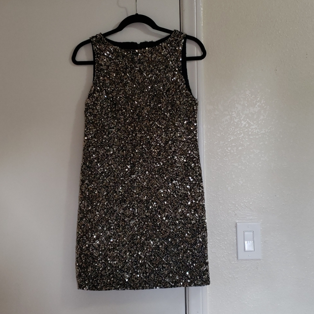 Alice + Olivia Sequin Sheath Mini Dress